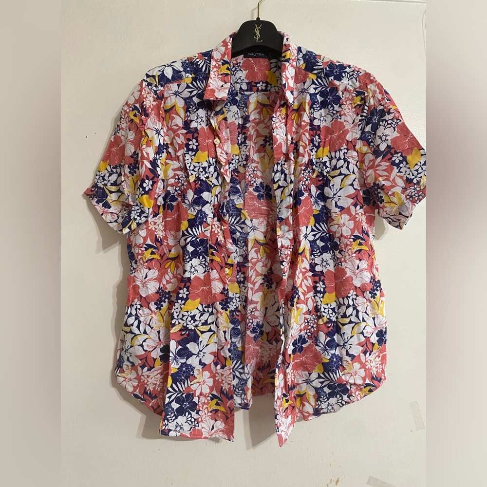 Nautica linen shirts xxl